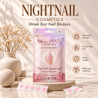 DrinkSip Detection Nail Stickers